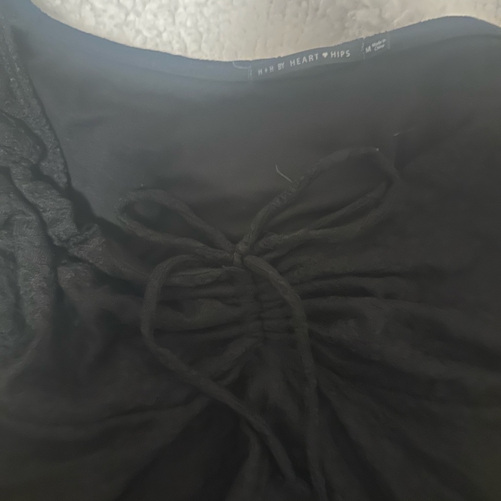 Heart & Hips Black Long Sleeve Top